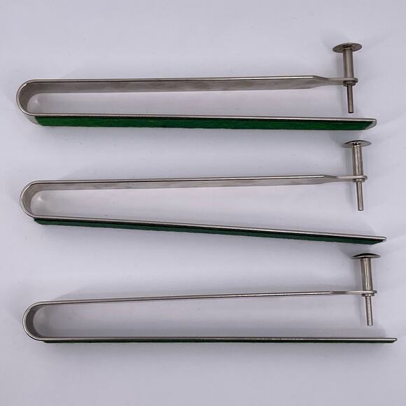 Set of 3 Vintage Metal ORCO 9" Tack It Pattern Markers Sewing Crafting Ohio USA - Picture 2 of 11